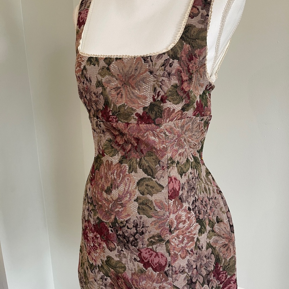 Floral Tapestry Dress